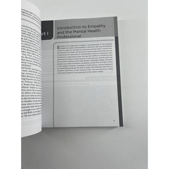 Empathic Counseling Psychology Psychotherapy Therapy 2nd Ed. Paperback Book New - Picture 5 of 6